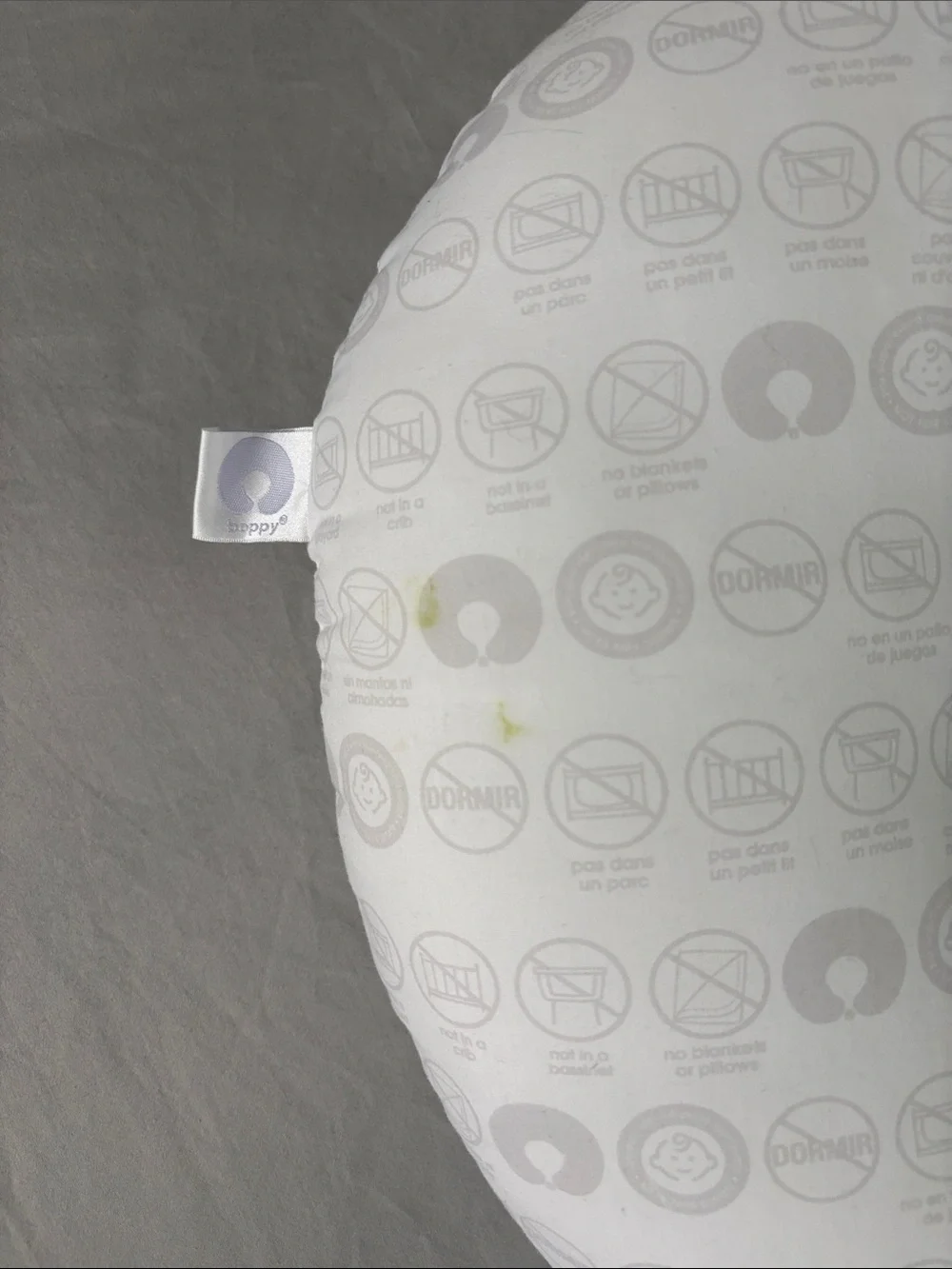 Boppy White Nursing and Support Pillow with Pillow Case